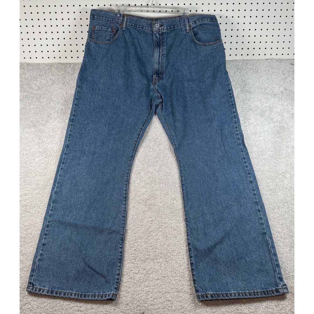 Levi's 517 Bootcut Jeans Mens 42x30 Blue Denim Classic Fit 2012 - Picture 5 of 16